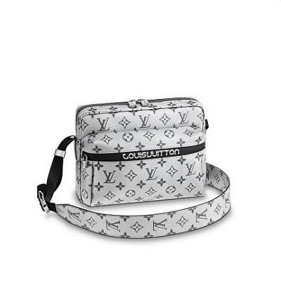 [스페셜오더]LOUIS VUITTON-M43843-2 루이비통 모노그램 실버 캔버스 킴존스 메신저 PM