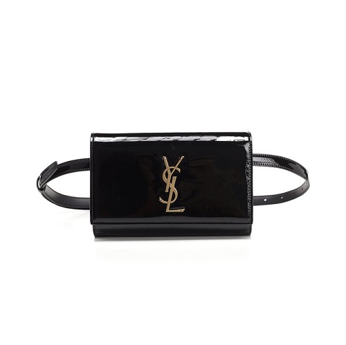 [스페셜오더]SAINT LAURENT-534395 생 로랑 블랙 페이던트 케이트 벨트백