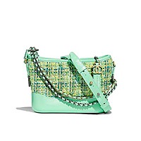 [스페셜오더]CHANEL-A91810 샤넬 블랙 빈티지 카프스킨 가브리엘 쉐브론 호보 백
