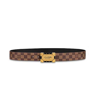 LOUIS VUITTON-M0185U 루이비통 다미에 에벤 네오 트렁크 리버서블 벨트 40MM