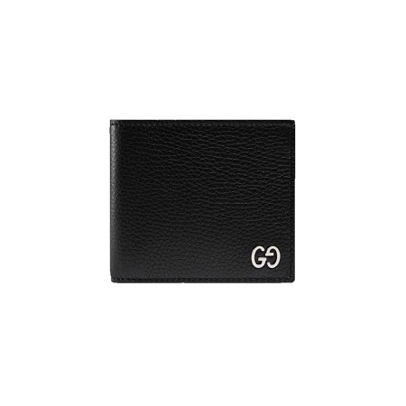 [스페셜오더]GUCCI-473916 1000 구찌 블랙  GG 골드 메탈 2단 지갑