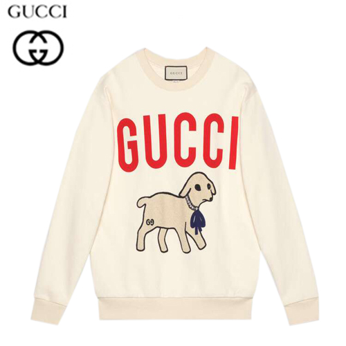 GUCCI-469250 9230 구찌 램 패치 오버사이즈 여성 스웨트 셔츠