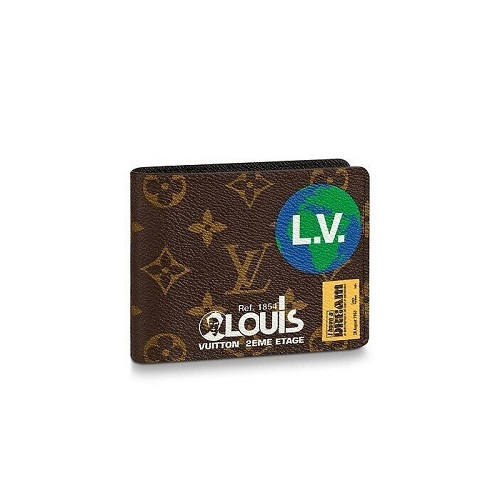 [스페셜오더]LOUIS VUITTON-M67821 루이비통 모노그램 스티커 프린트 멀티플 월릿