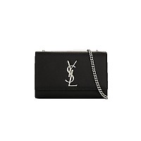 SAINT LAURENT-469390 생 로랑 화이트 그랑 드 뿌드르 가죽 kate 스몰 백
