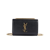 SAINT LAURENT-469390 생 로랑 화이트 그랑 드 뿌드르 가죽 kate 스몰 백