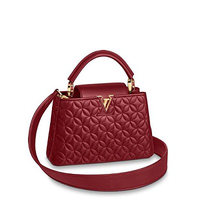 [스페셜오더]LOUIS VUITTON-M55360 루이비통 루즈 카르망 레드 모노그램 플라워 퀄팅 카퓌신 BB