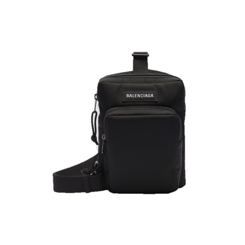 BALENCIAGA-5936519 발렌시아가 블랙 익스플로러 여행용 메신저 범백