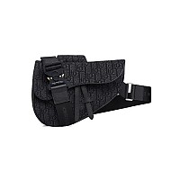 [스페셜오더]DIOR-1ADPO0 디올 그레이 카프스킨 가죽 SADDLE 백