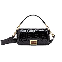 [스페셜오더]FENDI-8BR792 펜디 블루 글레이즈드 캔버스 미디엄 바게트 1997 백