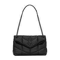 [스페셜오더]SAINT LAURENT-577476 생 로랑 블랙 루루 푸퍼 실버 스몰 숄더백