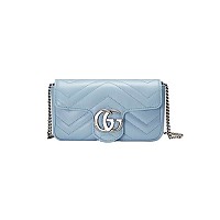 GUCCI-476433 8106 구찌 실버 GG 마몽 수퍼 미니백