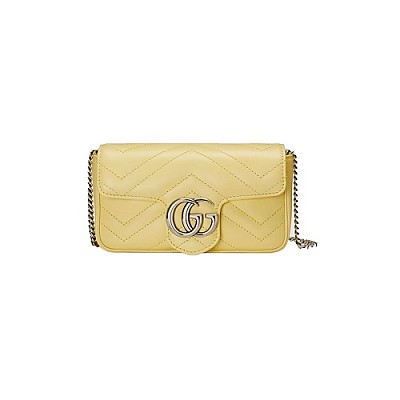 [스페셜오더]GUCCI-476433 1000 구찌 GG 마몽 블랙 수퍼 미니백