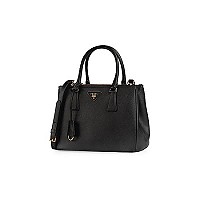 PRADA-1BA863 프라다 블랙 미디엄 프라다 갤러리아 가죽 백