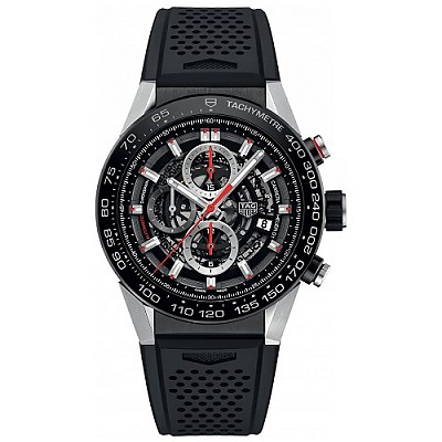 [스페셜오더]TAG Heuer-태그호이어 까레라 호이어 01 크로노그래프 PVD 그레이 남성용시계 43mm