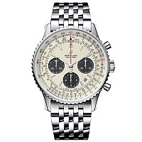 [스페셜오더]BREITLING-브라이틀링 내비타이머 01 크로노그래프 스틸 블랙 43mm