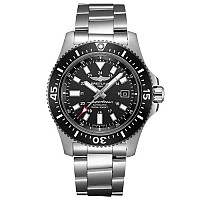 [스페셜오더]BREITLING-브라이틀링 슈퍼오션 아우터노운 스틸 그린 시계 44mm