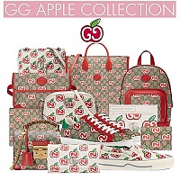 [스페셜오더]GUCCI-624880 8646 구찌 차이니스 발렌타이 데이 GG 애플 프린트 지퍼 어라운드 월릿