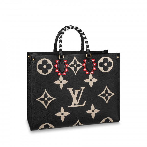 [스페셜오더]LOUIS VUITTON-M45373 루이비통 느와르 모노그램 자이언츠 LV 크래프티 온더고 GM 토트백