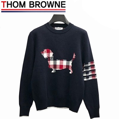 THOM BROWNE-11048 톰 브라운 블랙 강아지 디테일 스웨터 남성용