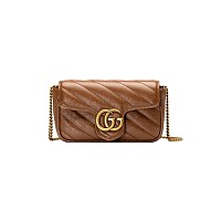 GUCCI-476433 8106 구찌 실버 GG 마몽 수퍼 미니백