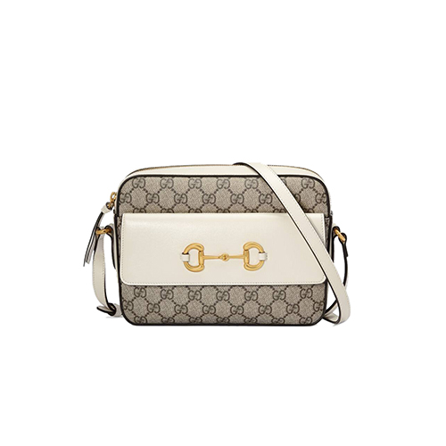 [스페셜오더]GUCCI-645454 9761 구찌 화이트 GG 수프림 홀스빗 1955 스몰 숄더백 #홍콩명품보물나라