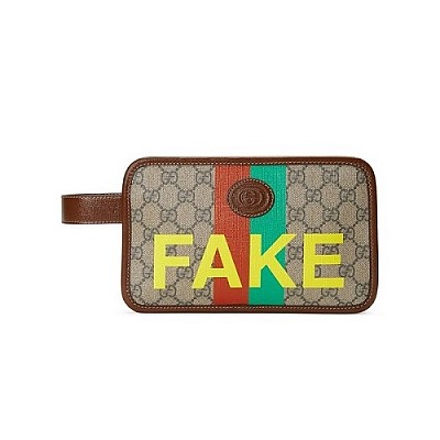 [스페셜오더]GUCCI-‎‎‎‎636243 8280 #구찌명품스타일 GG 수프림 Fake/Not 프린트 코스매틱 뷰티 케이스