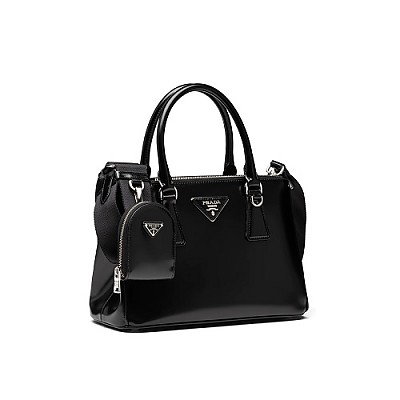 PRADA-1BA896 프라다 블랙 스몰 프라다 갤러리아 가죽 백