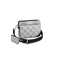 LOUIS VUITTON-M14069 루이비통 스카이 블루 모노그램 트리오 메신저