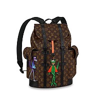 LOUIS VUITTON-M14676 루이비통 블루 모노그램 헤리티지 크리스토퍼 백팩 MM
