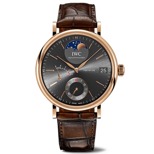 [스페셜오더]IWC-516403 아이더블유씨 포르토피노 핸드 와인드 문 페이즈 레드 골드 시계 45mm