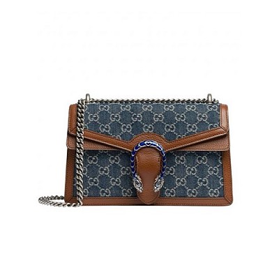 [스페셜오더]GUCCI-476432 4483 구찌 블루 디오니서스 오가닉 GG 데님 수퍼 미니 백