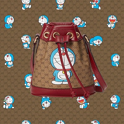 [스페셜오더]GUCCI-‎‎‎‎647817 8587 구찌 GG수프림 도라이몽 x 구찌 스몰 벨트백