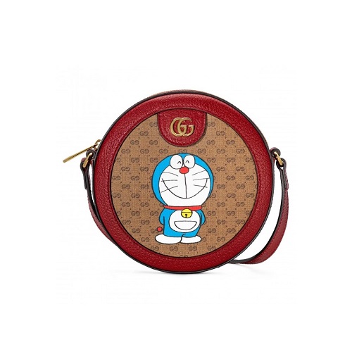 [스페셜오더]GUCCI-‎625216 8580 구찌 GG수프림 도라이몽 x 구찌 라운드 숄더 백