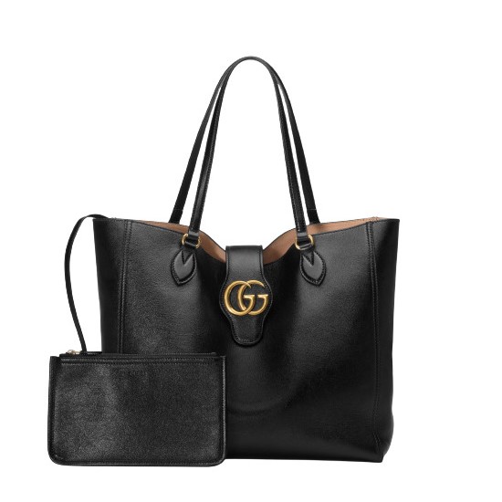 [스페셜오더]GUCCI-649577 1000 구찌 블랙 더블 G 미디엄 토트 백