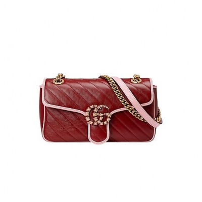 [스페셜오더]GUCCI-443497 1000 구찌 GG 마몽 블랙 스몰 숄더백