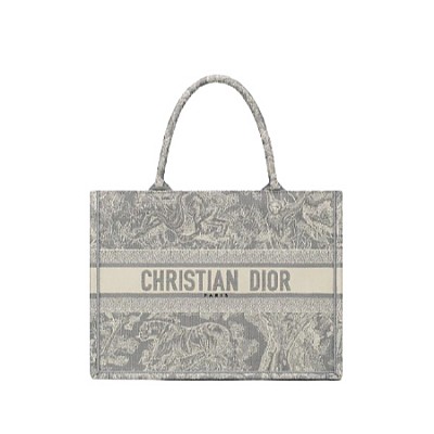 [스페셜오더]DIOR-M1296 디올 블루 Toile de Jouy 자수 스몰 BOOK TOTE 백