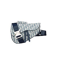 [스페셜오더]DIOR-1ADPO0 디올 그레이 카프스킨 가죽 SADDLE 백