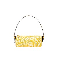 [스페셜오더]FENDI-8BS050 펜디 옐로우 글레이즈드 캔버스 미니 바게트 1997 백
