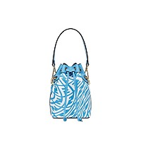 [스페셜오더]FENDI-8BR792 펜디 블루 글레이즈드 캔버스 미디엄 바게트 1997 백
