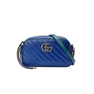 [스페셜오더]GUCCI-447632 1000 구찌 블랙 GG 마몽 마틀라세 스몰 숄더백