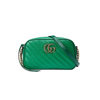 [스페셜오더]GUCCI-447632 1000 구찌 블랙 GG 마몽 마틀라세 스몰 숄더백