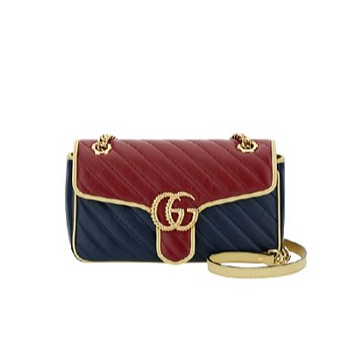 [스페셜오더]GUCCI-443497 9086 구찌 차이니스 발렌타이 데이 GG 마몽 GG 애플 프린트 스몰 숄더백