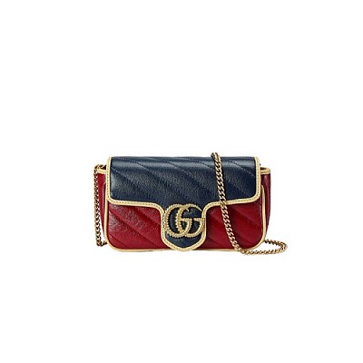 [스페셜오더]GUCCI-‎‎574969 6476 구찌 레드&핑크 GG 마몽 수퍼 미니 백