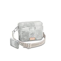 LOUIS VUITTON-M14069 루이비통 스카이 블루 모노그램 트리오 메신저