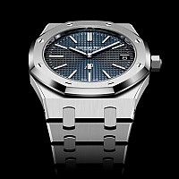 [스페셜오더]Audemars Piguet-오데마피게 로얄 오크 듀얼타임 파워리저브 스틸 화이트 41mm