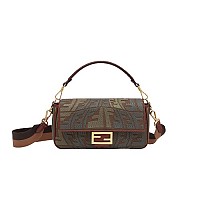 [스페셜오더]FENDI-8BR792 펜디 블루 글레이즈드 캔버스 미디엄 바게트 1997 백