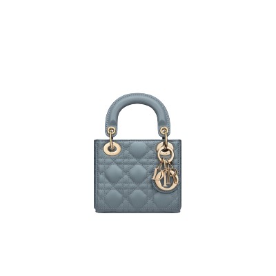 [스페셜오더]DIOR-S0856 디올 클라우드 블루 까나쥬 LADY DIOR 마이크로 백