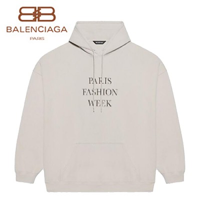 BALENCIAGA-651799 발렌시아가 그레이 Fashion Week Flatground 후디 남여공용