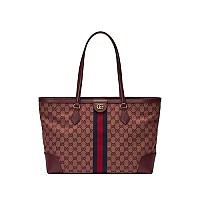 GUCCI-631685 4076 구찌 오피디아 블루 GG 미디엄 토트백