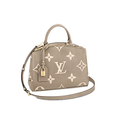 LV-M58914 루이비통 투르트렐/크림 모노그램 앙프렝뜨 쁘띠뜨 팔레 토트 백 29cm